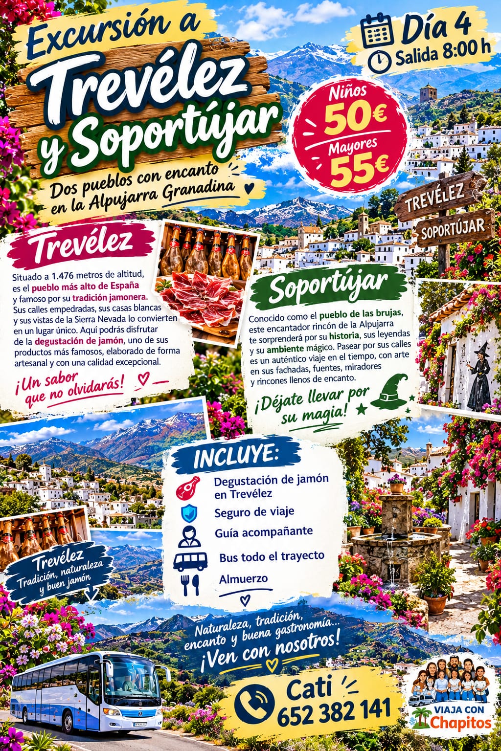 Trevélez y Soportújar